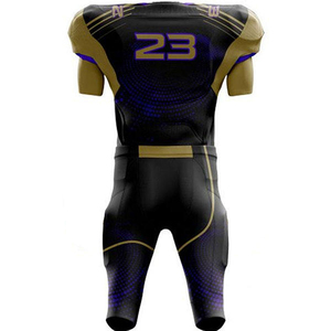 Uniforme de Fútbol Americano para Adultos, Último Modelo, 100% Poliéster, Impresión Sublimada, Tela de Malla, Nombres/Números de Equipo Personalizados, Colores Personalizados - Product Image 5