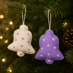 Handmade Felt <b>Bell</b> Ornament - Product Image 1