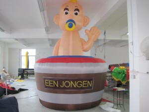 Bébé gonflable Holland avec baignoire pour événements publicitaires commerciaux en plein air - Product Image 5