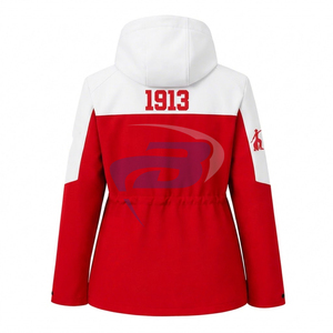 Delta |   Sigma |   Veste de pluie Theta Sorority, veste softshell à capuche, veste varsity de haute qualité, veste imperméable pour femmes - Product Image 2