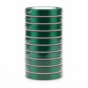 12mm Hunter Green Single Face Satin Ribbon 100% Polyester Factory Direct 10 Rolls X 8 Meter Christmas Gift <b>Boxes</b> Wine <b>Hampers</b> - Product Image 1