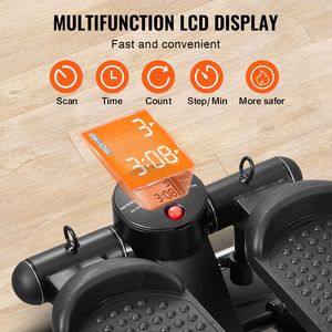 Mini Stepper Idraulico per Fitness, Attrezzo Cardio per Allenamento Completo del Corpo con Bande di Resistenza, Macchina Ellittica per Uso Domestico - Product Image 5