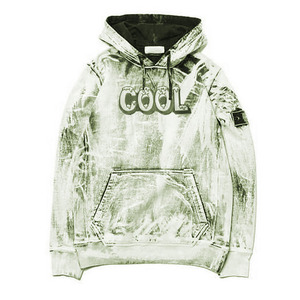 เสื้อฮู้ดดี้โอเวอร์ไซส์แบบพรีเมียม ล้างสีด้วยกรด พร้อมโลโก้สั่งทำ ผ้าฝ้ายฟลีซ 100% เสื้อผ้าฮิปฮอปสตรีทแวร์-เป็นมิตรกับสิ่งแวดล้อมและระบายอากาศได้ดี - Product Image 2
