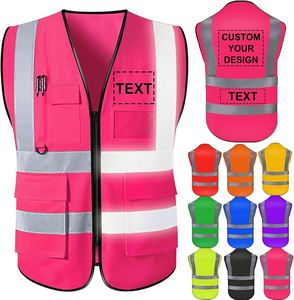 เสื้อกั๊กนิรภัยสะท้อนแสงกันน้ำ ANSI Class 1 สำหรับผู้ชาย งานกลางแจ้ง ทนทาน สำหรับอุตสาหกรรมพาริม - Product Image 2