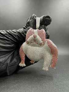 Pendentif Moissanite Multicolore Chien de type Bulldog Style Hip Hop Breloque Animale en Argent Sterling 925 Bijoux Fins Pendentifs & Breloques - Product Image 5