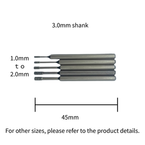 Tige de meulage diamantée CBN pour trous intérieurs, OEM, haute dureté, queue de 3 ou 6 mm pour le finissage de précision des trous dans les métaux durs - Product Image 2