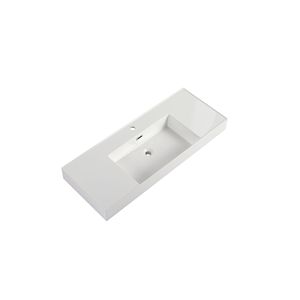 Bacino in resina da 48 pollici solo per vanità da bagno - Product Image 2