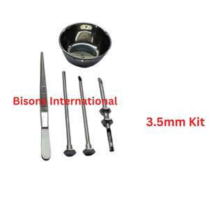 Kit de trocart manuel HRT en acier inoxydable BISONS, ensemble d'instruments chirurgicaux pour l'insertion de pellets de remplacement hormonal - Product Image 2