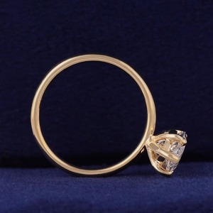 SHIVRAM DIAMOND IGI Certified Marquise Cut Lab Grown Diamond <b>Solitaire</b> Engagement <b>Ring</b> 925 <b>Silver</b> Luxury Elegant Sustainable - Product Image 5