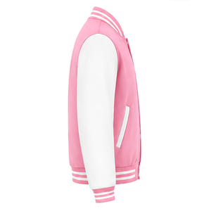 Professional Made Breathable Eco-Friendly Stand <b>Men</b> Varsity <b>Jacket</b> <b>Long</b> Sleeve Solid Color Regular Fit Winter Customizable - Product Image 4