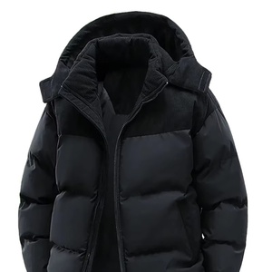 Chaqueta Acolchada con Capucha para Hombre, 100% Nailon, Impermeable, Transpirable, Ultraligera, de Invierno, con Logotipo Frontal, Colores y Tallas Personalizadas - Product Image 1