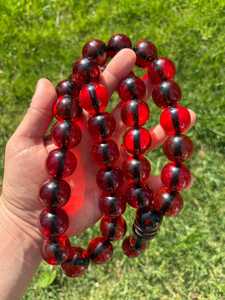 Tasbih islamique personnalisé en résine marron, écologique, cadeau de haute qualité, poli, décoration d'intérieur - Product Image 5