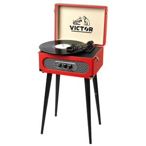 Centro Musicale Radio Domestico 5-in-1 Victor Andover con Gambe Regolabili in Altezza - Product Image 1