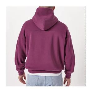 เสื้อฮู้ดขนแกะปักลายคุณภาพสูงสำหรับผู้ชาย พร้อมลายพิมพ์ดิจิทัล สีพื้น แห้งเร็ว สวมใส่สบาย ระบายอากาศได้ดี - Product Image 6