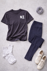 Camiseta Casual de Cuello Redondo para Mujer, Corte Ajustado, Manga Corta, Transpirable, Ecológica, de Jersey, con Estampado de Serigrafía, de Secado Rápido - Product Image 3