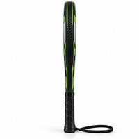 Raquette de padel en fibre de carbone 3K/12K/18K, design personnalisé, professionnelle, légère, avec grip antidérapant, ajustement universel, en vente