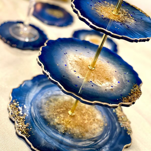 Modern Resin <b>Cake</b> Platter <b>Stand</b> Modern Designer 3 Tier <b>Cake</b> <b>Stand</b> made from India - Product Image 1