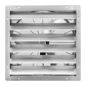 Ventilatore di scarico a parete da 30 pollici con serranda automatica, in acciaio robusto color argento, motore AC a bassa rumorosità, 8099 CFM, per camper - Product Image 1