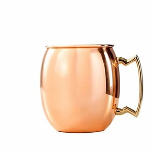 Handcrafted copper <b>mug</b> hammered finish durable build for Moscow mule cocktails keeps drinks icy cold stylish barware gift - Product Image 6