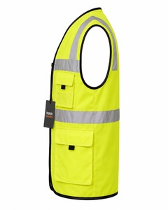 High Visibility Reflective Breathable <b>Waterproof</b> Polyester Quick Dry Road Safety Vest Windproof Construction <b>Work</b> Motorcycle - Product Image 3