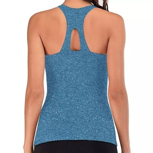 High Quality Women's 100% Polyester Tank <b>Top</b> Custom Wholesale Bulk Breathable Eco-Friendly Quick Dry Summer Knitted Wear Casual - Product Image 6