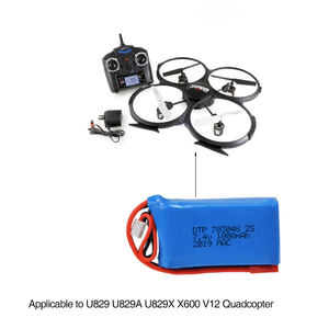 맞춤형 충전식 703048-2s 7.4v 리튬이온 배터리 1000mAh 배터리 팩 리튬 배터리 팩 - Product Image 2