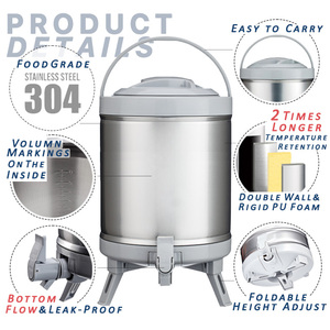Thiết kế mới 8L 10L 2 gallon xách tay thể thao nước mát nước giải khát Dispenser - Product Image 5