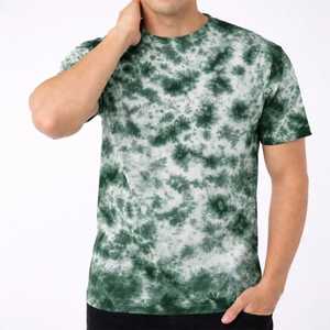 เสื้อยืดฮิปฮอปผู้ชายลายมัดย้อม ทรงไหล่ตก คอลเลคชั่นฤดูร้อนใหม่ ปี 2026 คุณภาพพรีเมียม จากซัพพลายเออร์โดยตรงจากปากีสถาน - Product Image 1