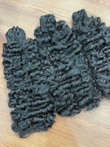 Top Quality Product Steam Burmese Curly Good Form Human Hair Extensions No Shedding No <b>Tangles</b> - Product Image 6