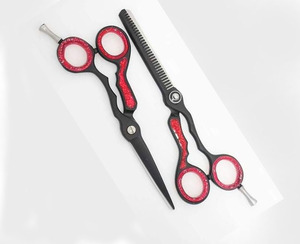 Tijeras de Peluquería Profesionales de Acero Inoxidable de Grado Industrial, con Mango Largo para Diestros, 28 Dientes, para Salón de Belleza, OEM - Product Image 5