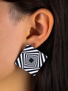 Pendientes de Moda Coloridos de Resina de Alta Calidad, Pendientes de Resina para Mujer, Accesorios de Lujo - Product Image 5