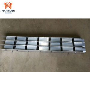 Estante de exhibición de fuegos artificiales de alta calidad, 2 pulgadas, 19 disparos individuales, forma de Luna, aleación de aluminio ajustable, fila de tiro de Metal - Product Image 5