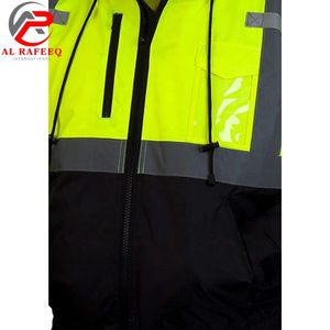 Sudadera de seguridad de alta visibilidad con logotipo personalizado, reflectante, ligera, para trabajadores, unisex - Product Image 4