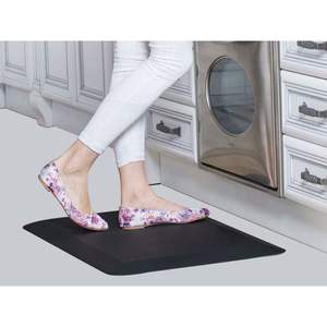 Tapis de bureau antidérapant anti-fatigue pour le bureau et la cuisine, design plat - Product Image 4