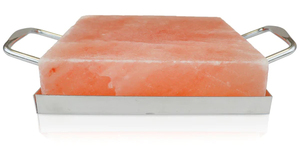 Wholesale New Natural Shape Refined Solid Himalayan Salt Cooking Slab Plates Eco-Friendly Carved <b>BBQ</b> Grill Rack <b>Tray</b> OEM Service - Product Image 2