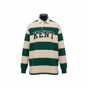 เสื้อรักบี้ผ้าฝ้ายฟลีซเนื้อหนา 330GSM แขนยาว ระบายอากาศได้ดี ปักโลโก้ตามสั่ง ยูนิเซ็กซ์ ขายส่ง - Product Image 2