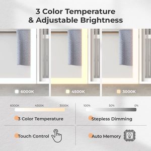 Gabinete con Espejo LED de Tablero de Partículas Blanco FCH de 20+8.5*28 Pulgadas con 1 Puerta de Vidrio Changhong - Product Image 6