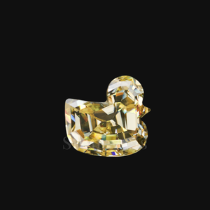 Diamantes Sueltos Sintéticos Cultivados en Laboratorio Stonewels, Corte Duck en Color Amarillo Fantasía, 1CT-4CT, HPHT CVD, Certificados IGI, para Joyería - Product Image 1
