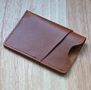 Custom High Quality Lightweight Men's Card Holder <b>WalletS</b> Mini <b>Smart</b> Slim Crazy Horse Leather Custom Genuine Leather Long Pocket - Product Image 4