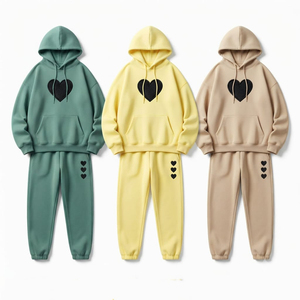 Conjunto Deportivo Personalizado para Mujer, Sudadera con Capucha de Algodón Grueso, Pantalones Deportivos, Impresión Personalizada, Ropa Urbana, Proveedor Mayorista OEM ODM - Product Image 3