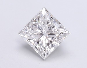 Diamant taille princesse 1,02 carat, couleur D, pureté VVS2, pierre cultivée en laboratoire CVD, polissage excellent, pour solitaire de fiançailles sur mesure. - Product Image 3