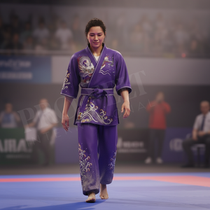 Uniforme de Artes Marciales Clásico de Nuevo Diseño, Liso, sin Estampado, Fabricante de Ropa de Artes Marciales, Diseño de Logotipo Personalizado de Alta Calidad, Uniforme de Kung Fu Karate Gi - Product Image 3