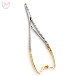Portaagujas TC de Acero Inoxidable, Manual, Reutilizable, Instrumento Médico Quirúrgico de Alta Calidad OEM - Product Image 4