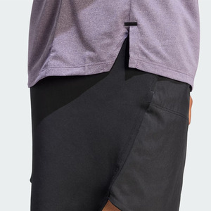 T-shirt à manches courtes pour homme, couleur violette, col rond, coupe classique, tissu jersey à séchage rapide, logo imprimé sur le devant, style décontracté - Product Image 5