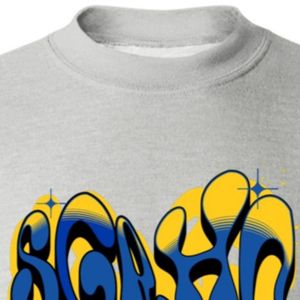 Sudadera de Forro Polar Gris igma Gamma Rho para Mujer, Sudadera con Estampado Gráfico de la Hermandad Griega, Cuello Redondo, Personalizada, Informal, Universitaria - Product Image 3