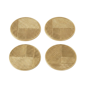 Wholesale Luxury <b>Silver</b> Hammered Metal <b>Coasters</b> Set of 4 Stainless Steel Round Drink <b>Coasters</b> for Hotel Restaurant Decor - Product Image 6