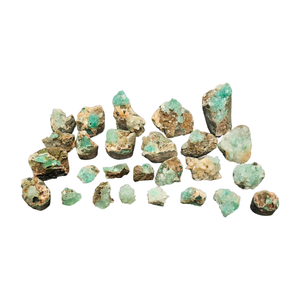 Apophyllite vert-bleuâtre de haute qualité, petits morceaux de cristal brut pour la guérison et l'artisanat - Product Image 1