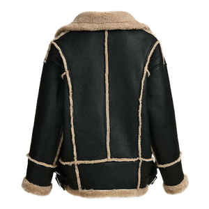 Chaqueta de Cuero Genuino Recubierta de Alta Calidad para Hombre, Chaqueta de Motociclismo Blanca Resistente al Viento con Colores Personalizados - Product Image 4