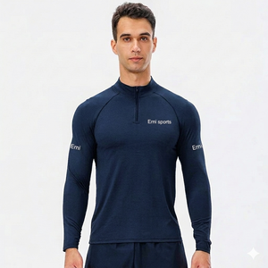 Camiseta Deportiva de Manga Larga para Hombre, Secado Rápido, Transpirable, Compresión, para Entrenamiento - Product Image 3