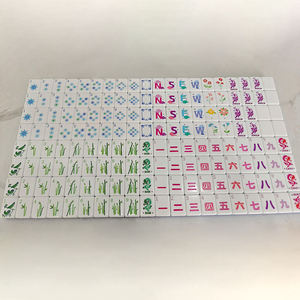 Mahjong portable de luxe moderne personnalisé, imprimé UV, gravé, mini, de voyage, 4 couches, en acrylique, 160/166 tuiles de Mahjong américain - Product Image 2